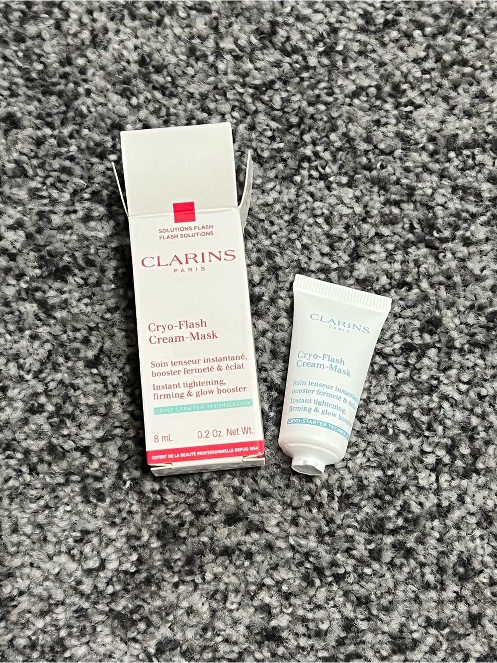 💋3/$15💋Clarins Bright Plus Advanced Cryo-Flash Cream-Mask NIB
